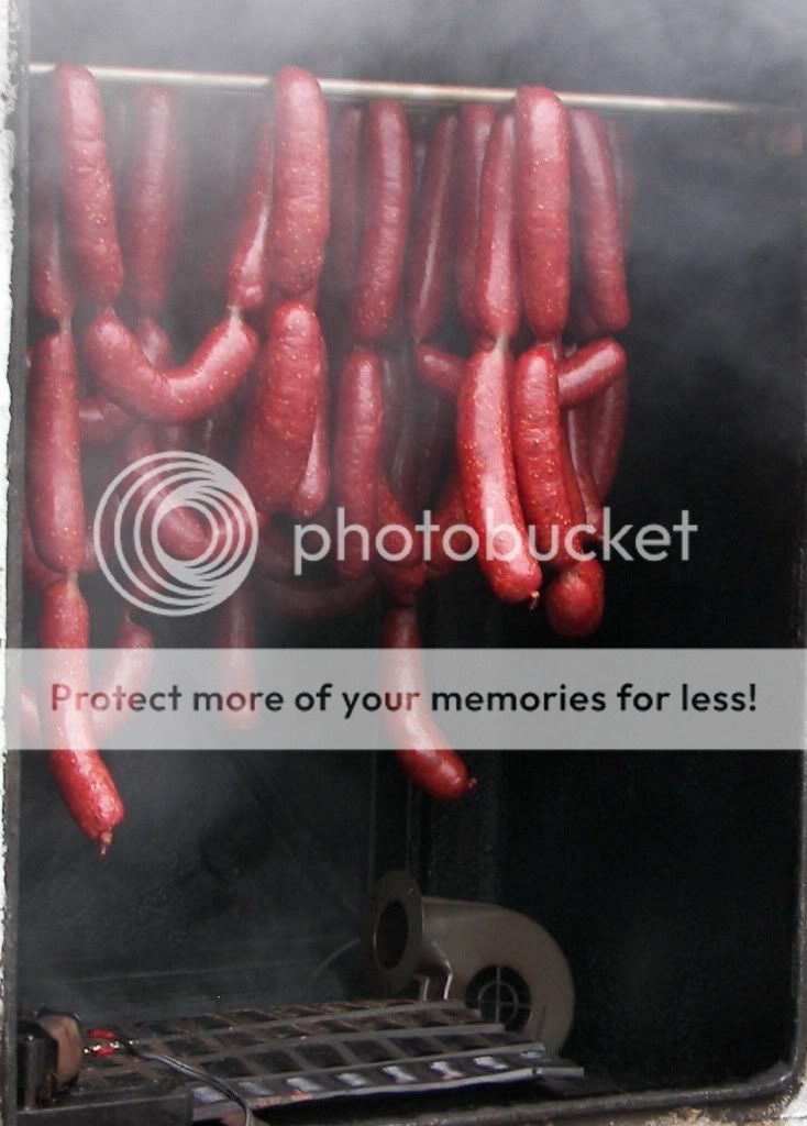 Hot water bath for speeding up a sausage smoke Home of fun, food, and